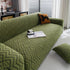 Modern Geometric Jacquard Sofa Slipcover, High Stretch 1-Piece Textured Couch Cover