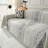 Chenille Sofa Cover Throw Blanket, Boho Geometric Scratch Proof Couch Protector