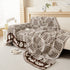 Chenille Houndstooth Sofa Throw Cover, Scratch Proof Cozy Throw Blankets for Couch