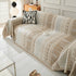 Chenille Sofa Cover Throw Blanket, Boho Geometric Scratch Proof Couch Protector