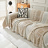 Chenille Sofa Cover Throw Blanket, Boho Geometric Scratch Proof Couch Protector