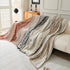 Chenille Sofa Cover Throw Blanket, Boho Geometric Scratch Proof Couch Protector