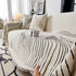 Cozy Striped Sofa Throw Blanket L Shaped Sectional Couch Covers Luxury Throws for Sofas