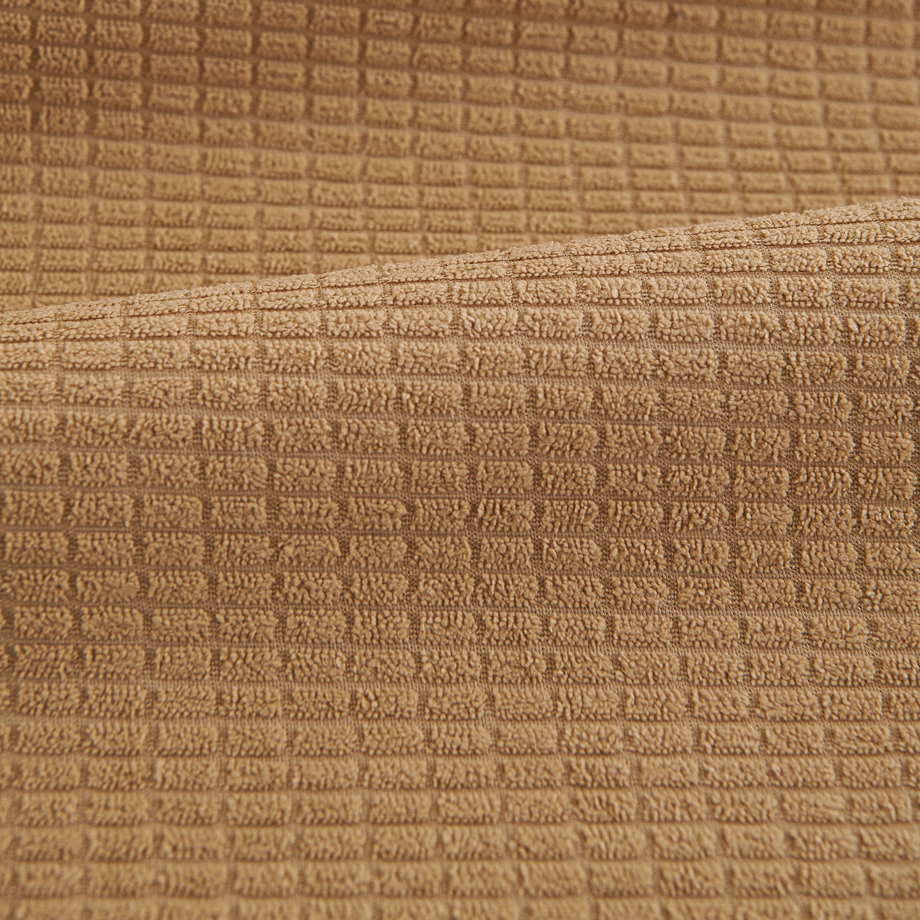 Water-Resistant Waffle Textured Sofa Cover, Non-Slip Couch Protector for Pets & Kids