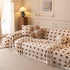 Plush Fleece Sofa Cover Throw, Soft Textured Polka Dot Couch Protector Blanket for Pets