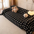 Plush Fleece Sofa Cover Throw, Soft Textured Polka Dot Couch Protector Blanket for Pets