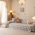 Plush Fleece Sofa Cover Throw, Soft Textured Polka Dot Couch Protector Blanket for Pets