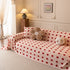 Plush Fleece Sofa Cover Throw, Soft Textured Polka Dot Couch Protector Blanket for Pets