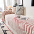Cozy Striped Sofa Throw Blanket L Shaped Sectional Couch Covers Luxury Throws for Sofas