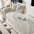 Cozy Striped Sofa Throw Blanket L Shaped Sectional Couch Covers Luxury Throws for Sofas