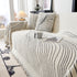 Cozy Striped Sofa Throw Blanket L Shaped Sectional Couch Covers Luxury Throws for Sofas