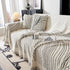 Cozy Striped Sofa Throw Blanket L Shaped Sectional Couch Covers Luxury Throws for Sofas