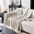 Cozy Striped Sofa Throw Blanket L Shaped Sectional Couch Covers Luxury Throws for Sofas