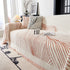 Cozy Striped Sofa Throw Blanket L Shaped Sectional Couch Covers Luxury Throws for Sofas