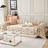 Chenille Geometric Sofa Throw Blanket, Boho Washable Furniture Throw Covers for Sofa