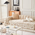 Chenille Geometric Sofa Throw Blanket, Boho Washable Furniture Throw Covers for Sofa