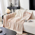 Cozy Striped Sofa Throw Blanket L Shaped Sectional Couch Covers Luxury Throws for Sofas