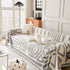 Chenille Geometric Sofa Throw Blanket, Boho Washable Furniture Throw Covers for Sofa