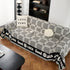 Chenille Houndstooth Sofa Throw Cover, Scratch Proof Cozy Throw Blankets for Couch