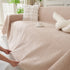 Solid Color Chenille Sofa Throw Blanket, Modern Decor Soft Couch Cover with Fringes