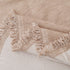 Solid Color Chenille Sofa Throw Blanket, Modern Decor Soft Couch Cover with Fringes