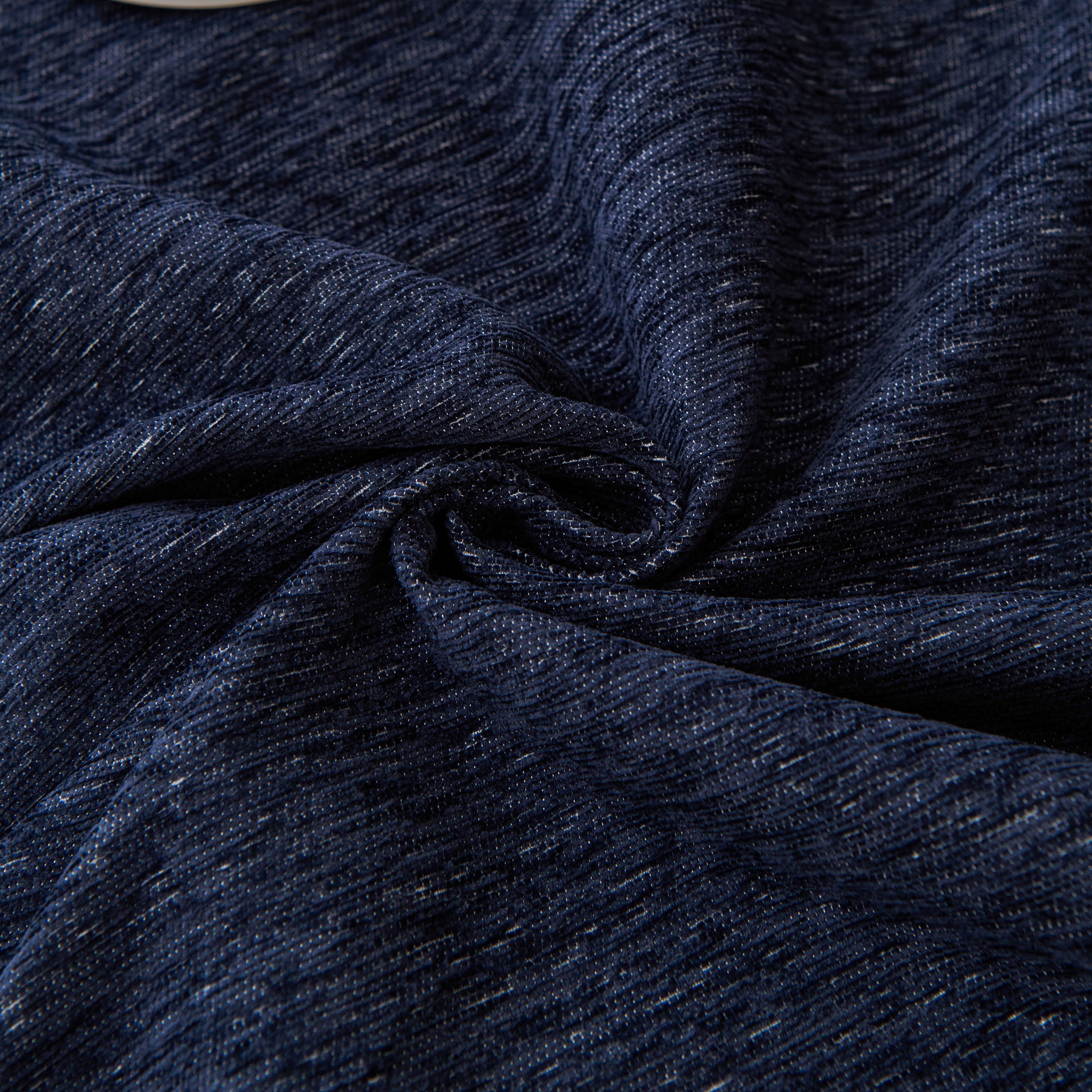 Solid Color Chenille Sofa Throw Blanket, Modern Decor Soft Couch Cover with Fringes