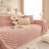 Thick Plush Faux Fur Couch Cover Blanket Warm Fuzzy Blanket Couch Protector for Winter
