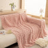 Thick Plush Faux Fur Couch Cover Blanket Warm Fuzzy Blanket Couch Protector for Winter