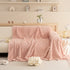Thick Plush Faux Fur Couch Cover Blanket Warm Fuzzy Blanket Couch Protector for Winter