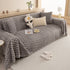 Thick Plush Faux Fur Couch Cover Blanket Warm Fuzzy Blanket Couch Protector for Winter