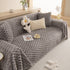 Thick Plush Faux Fur Couch Cover Blanket Warm Fuzzy Blanket Couch Protector for Winter