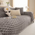 Thick Plush Faux Fur Couch Cover Blanket Warm Fuzzy Blanket Couch Protector for Winter