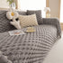 Thick Plush Faux Fur Couch Cover Blanket Warm Fuzzy Blanket Couch Protector for Winter