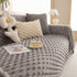 Thick Plush Faux Fur Couch Cover Blanket Warm Fuzzy Blanket Couch Protector for Winter
