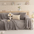 Thick Plush Faux Fur Couch Cover Blanket Warm Fuzzy Blanket Couch Protector for Winter