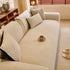 Chenille Herringbone Sofa Protector, Soft Non-Slip Couch Cover with Silicone Backing