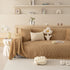 Thick Plush Faux Fur Couch Cover Blanket Warm Fuzzy Blanket Couch Protector for Winter