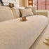 Chenille Herringbone Sofa Protector, Soft Non-Slip Couch Cover with Silicone Backing