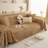 Thick Plush Faux Fur Couch Cover Blanket Warm Fuzzy Blanket Couch Protector for Winter