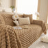 Thick Plush Faux Fur Couch Cover Blanket Warm Fuzzy Blanket Couch Protector for Winter