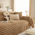 Thick Plush Faux Fur Couch Cover Blanket Warm Fuzzy Blanket Couch Protector for Winter