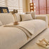 Chenille Herringbone Sofa Protector, Soft Non-Slip Couch Cover with Silicone Backing