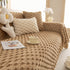 Thick Plush Faux Fur Couch Cover Blanket Warm Fuzzy Blanket Couch Protector for Winter