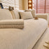 Chenille Herringbone Sofa Protector, Soft Non-Slip Couch Cover with Silicone Backing