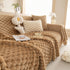 Thick Plush Faux Fur Couch Cover Blanket Warm Fuzzy Blanket Couch Protector for Winter