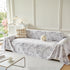 Plush Faux Fur Warm Sofa Cover with Waves Jacquard Textured Throw Blankets for Couch