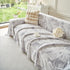 Plush Faux Fur Warm Sofa Cover with Waves Jacquard Textured Throw Blankets for Couch