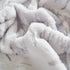 Plush Faux Fur Warm Sofa Cover with Waves Jacquard Textured Throw Blankets for Couch