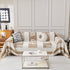 Reversible Ginkgo Leaf Furniture Slipcovers for Sofas Scratch Resistant Sectional Sofa Throw Covers