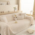 Thick Plush Faux Fur Couch Cover Blanket Warm Fuzzy Blanket Couch Protector for Winter